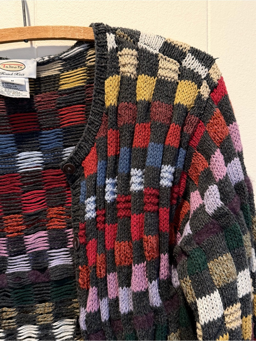 Talbots patchwork knit sweater - Picture 4 of 13